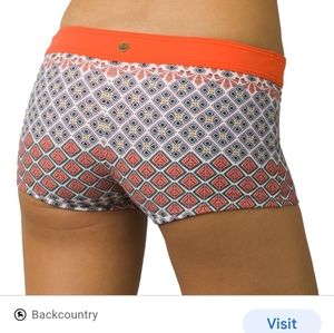 prAna Raya Boyshort Bikini Bottom Size M